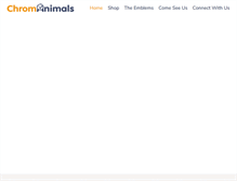 Tablet Screenshot of chromanimals.com
